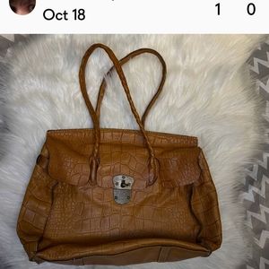 Patricia Nash handbag in a golden brown